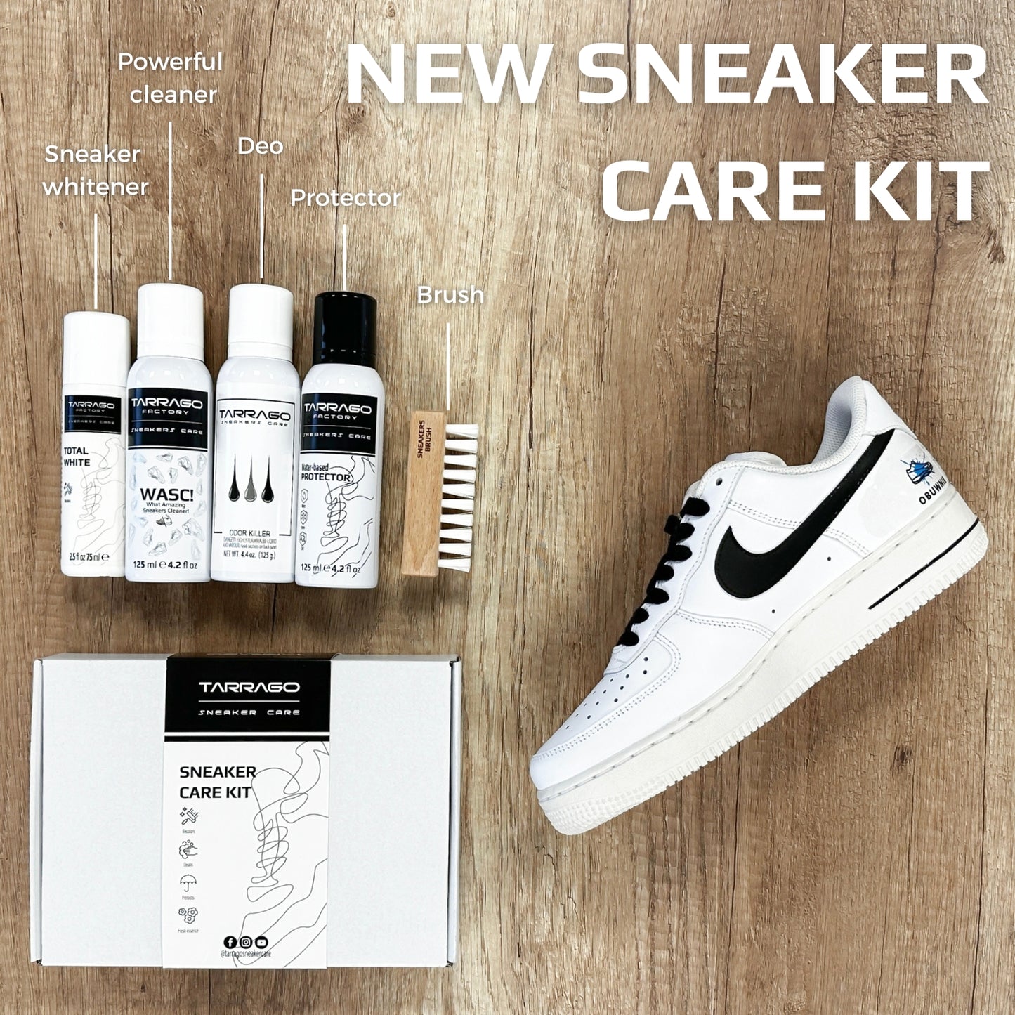 Set Premium Curatare - Tarrago Sneakers Care Kit