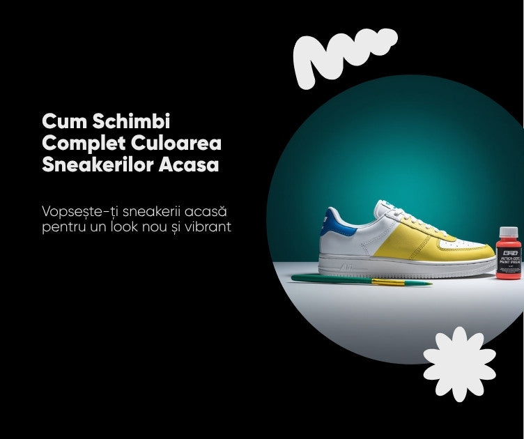 Cum schimbi complet culoarea sneakerilor acasa cu Tarrago Sneaker Paint - imagine principala blog