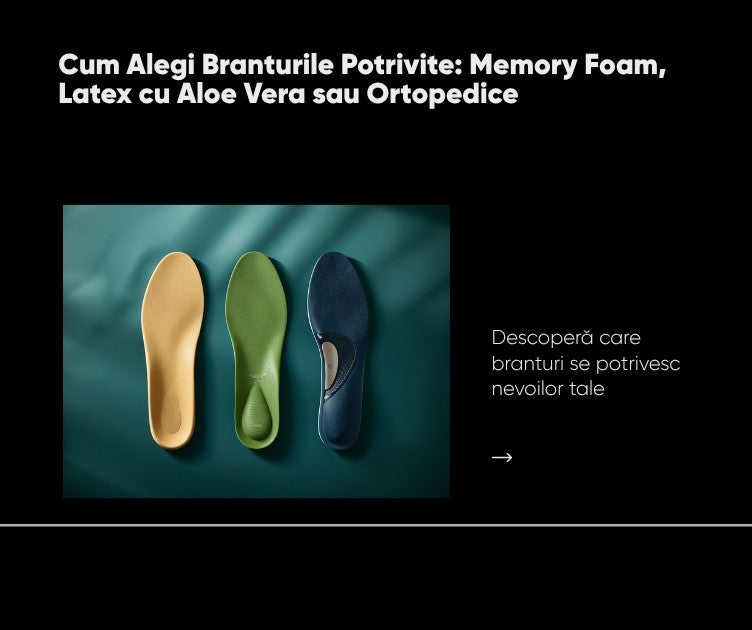 Cum alegi branturile potrivite: memory foam, latex cu aloe vera sau ortopedice - imagine principala blog