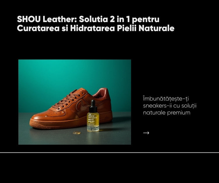 SHOU Leather solutie 2 in 1 curatare si hidratare piele naturala - imagine principala blog