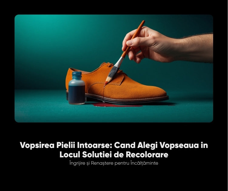 Vopsire profesionala piele intoarsa cu Tarrago Suede Nubuck Dye - imagine principala blog