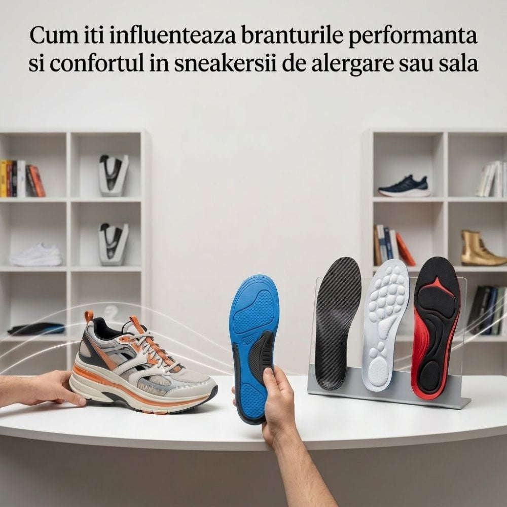 Cum iti influenteaza branturile performanta si confortul in sneakersii de alergare sau sala?