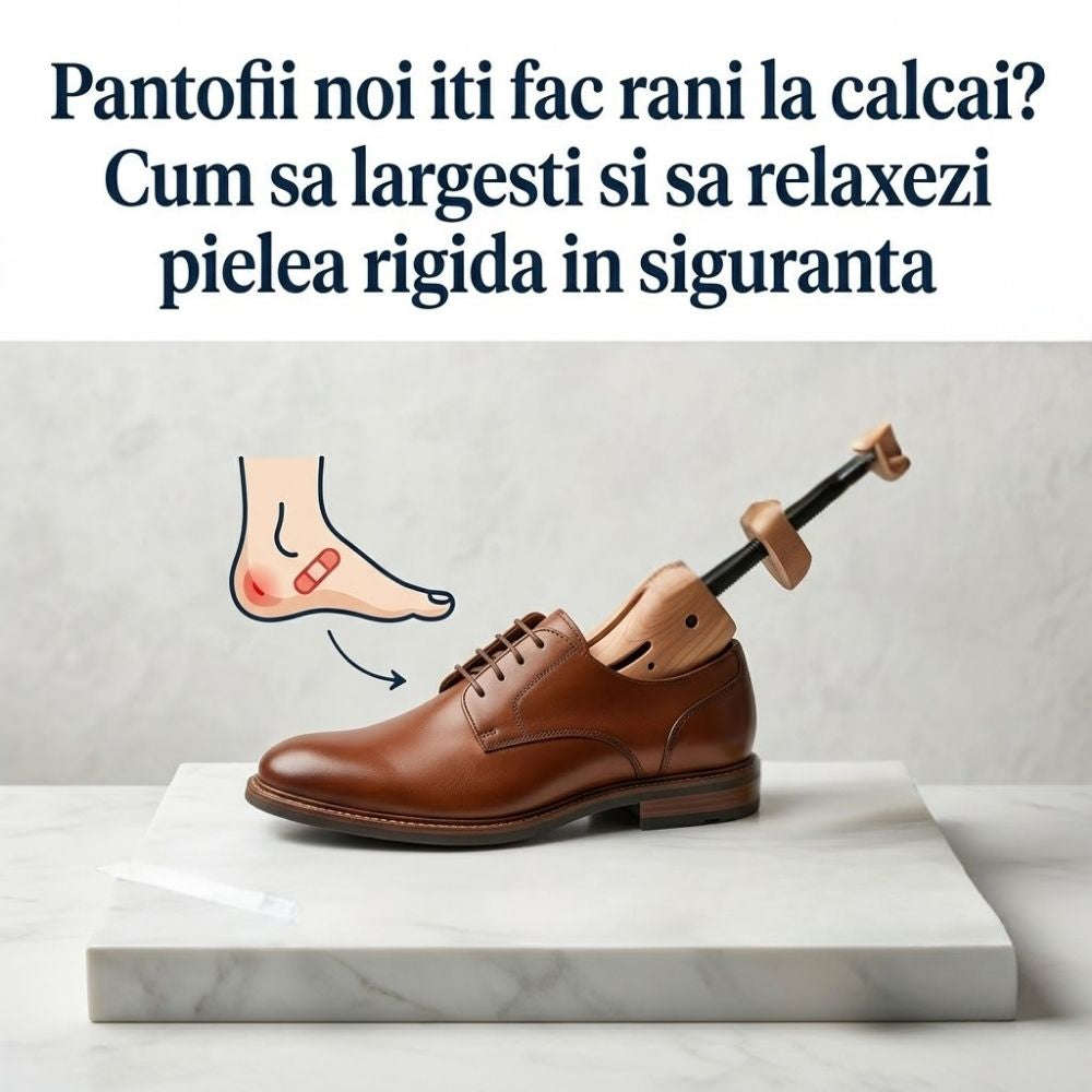 Pantofii noi iti fac rani la calcai? Cum sa largesti si sa relaxezi pielea rigida in siguranta