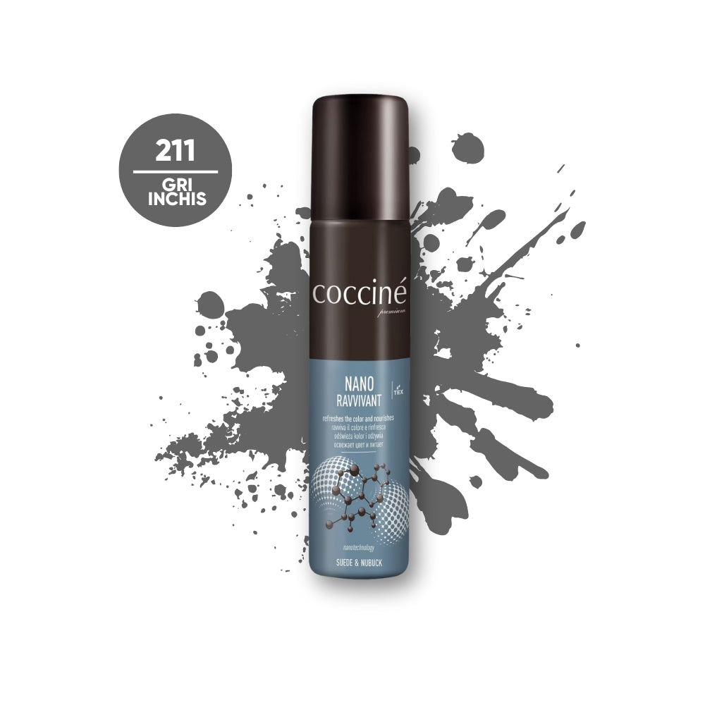 Renovator pentru piele intoarsa si nubuc - Coccine Nano Ravvivant 75ML