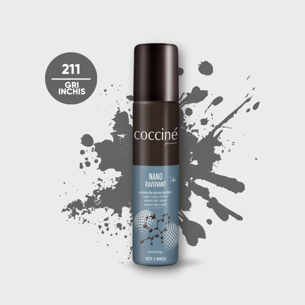 Renovator pentru piele intoarsa si nubuc - Coccine Nano Ravvivant 75ML