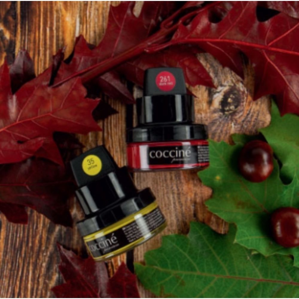Crema de pantofi Coccine Cream Elegance disponibila in diverse culori pentru recolorare si protectie