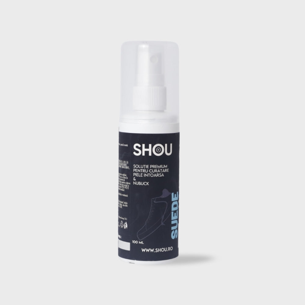 SHOU Suede - Solutie Premium Curatare Piele Intoarsa 100ml