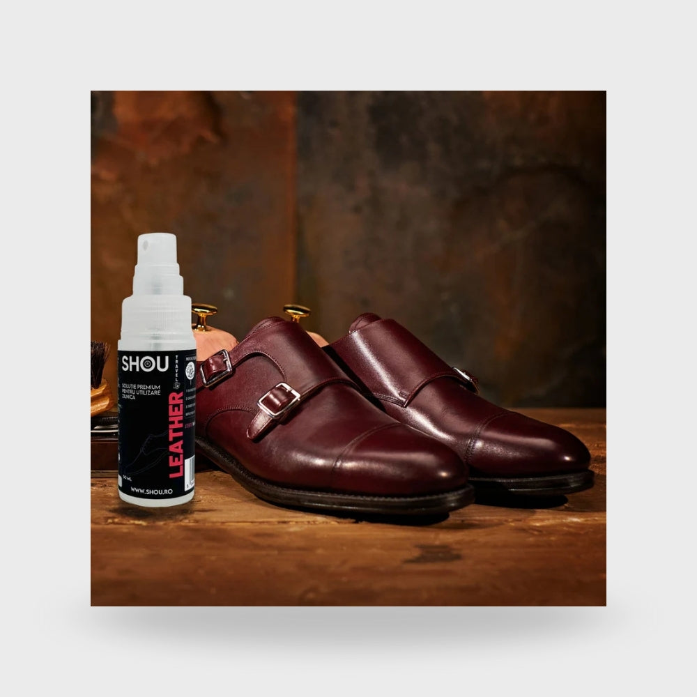 SHOU Leather - Solutie Premium Curatare Piele 50ml