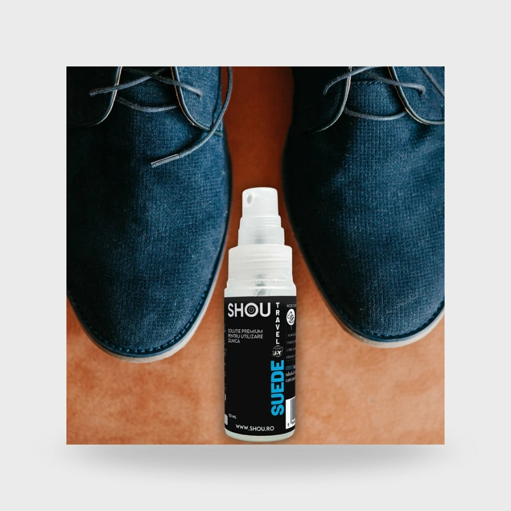 SHOU Suede - Solutie Premium Curatare Piele Intoarsa 50ml