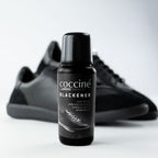 Corector negru pentru sneakers Coccine Blackener 75ml cu burete aplicator pentru incaltaminte sport