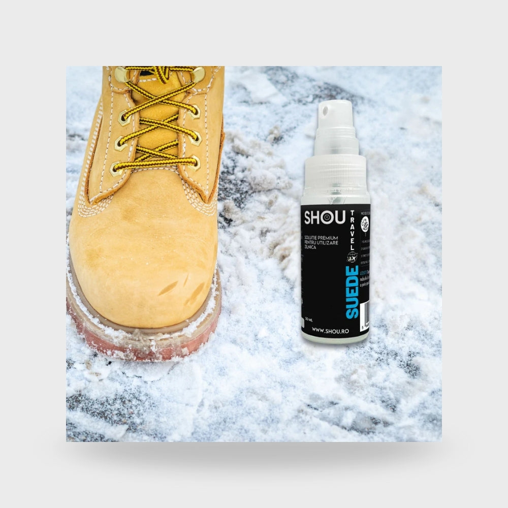SHOU Suede - Solutie Premium Curatare Piele Intoarsa 50ml
