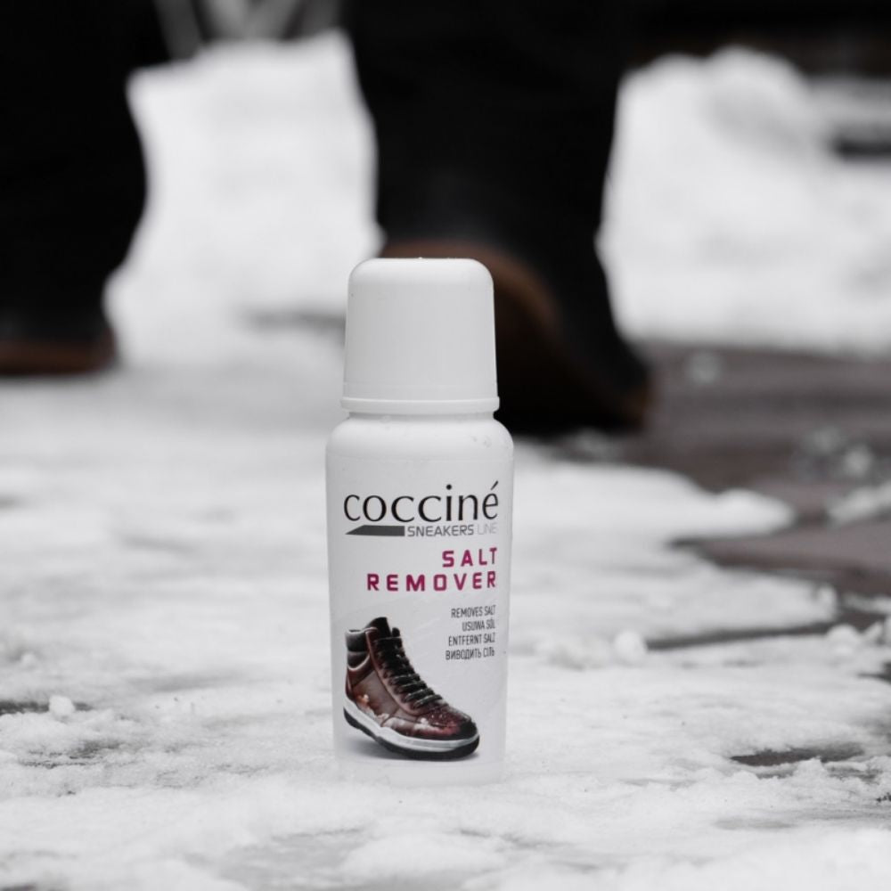Produs profesional Coccine pentru curatarea urmelor de zapada si sare de pe sneakersi