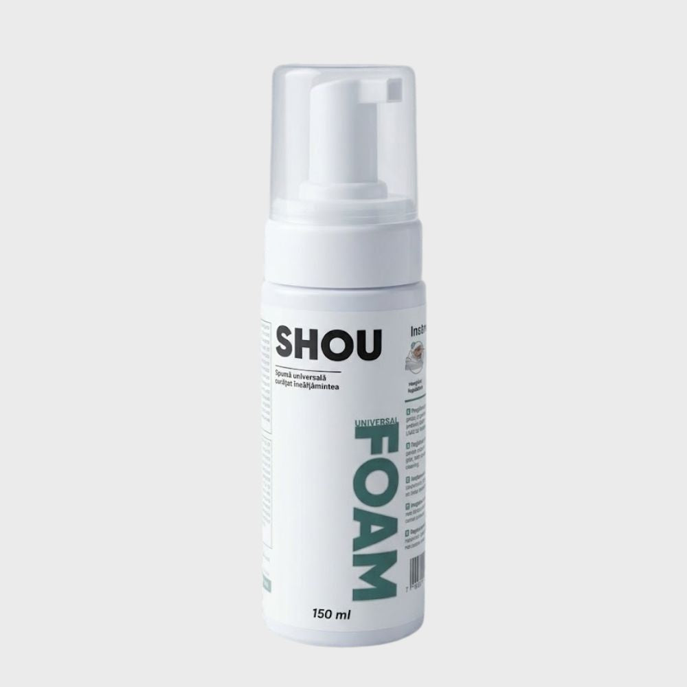 Spuma universala premium SHOU Universal Foam 150ml pentru curatare incaltaminte