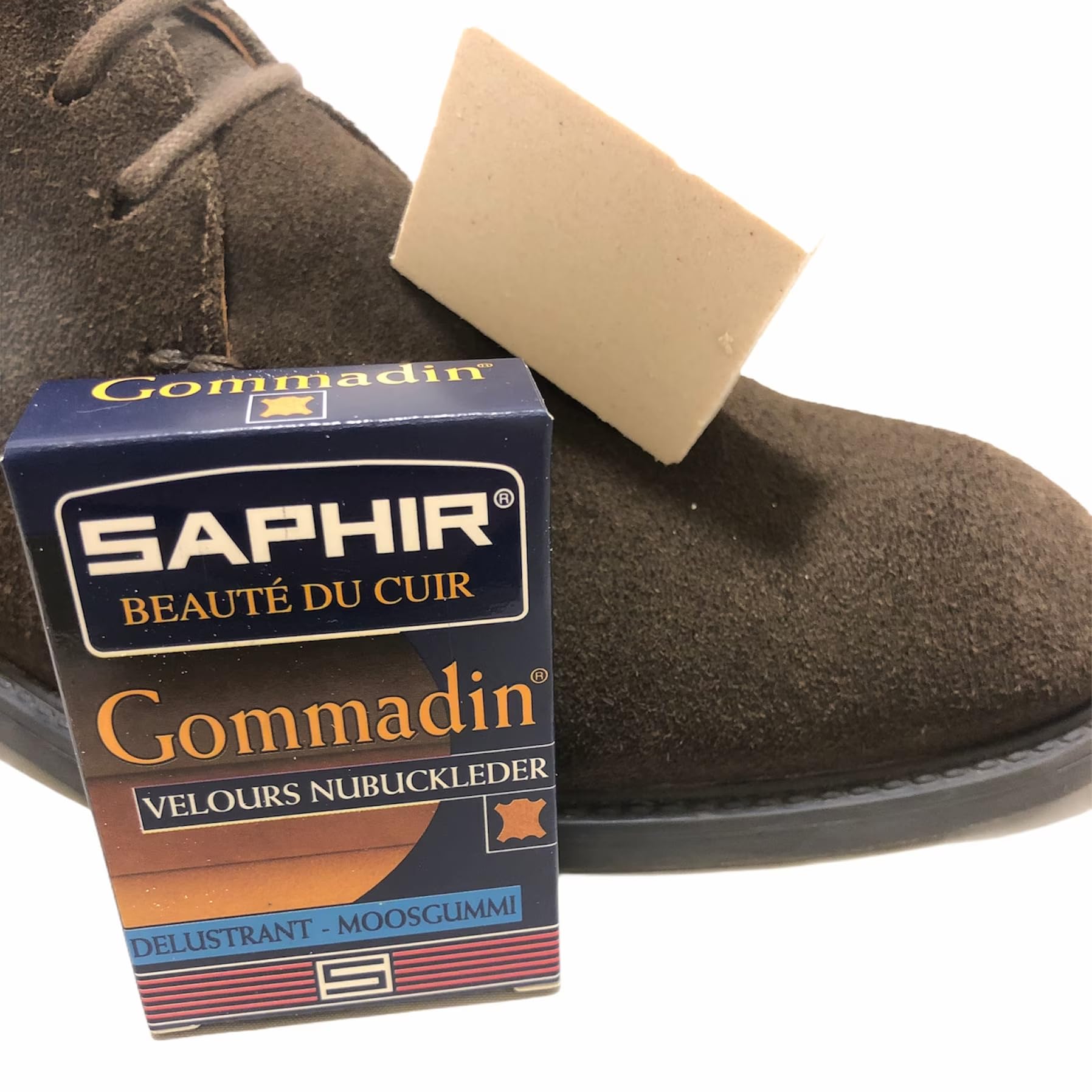 Radiera Profesionala pentru Curatarea Pielii intoarse si Nubuck - Saphir Gommadin Suede and Nubuck Eraser