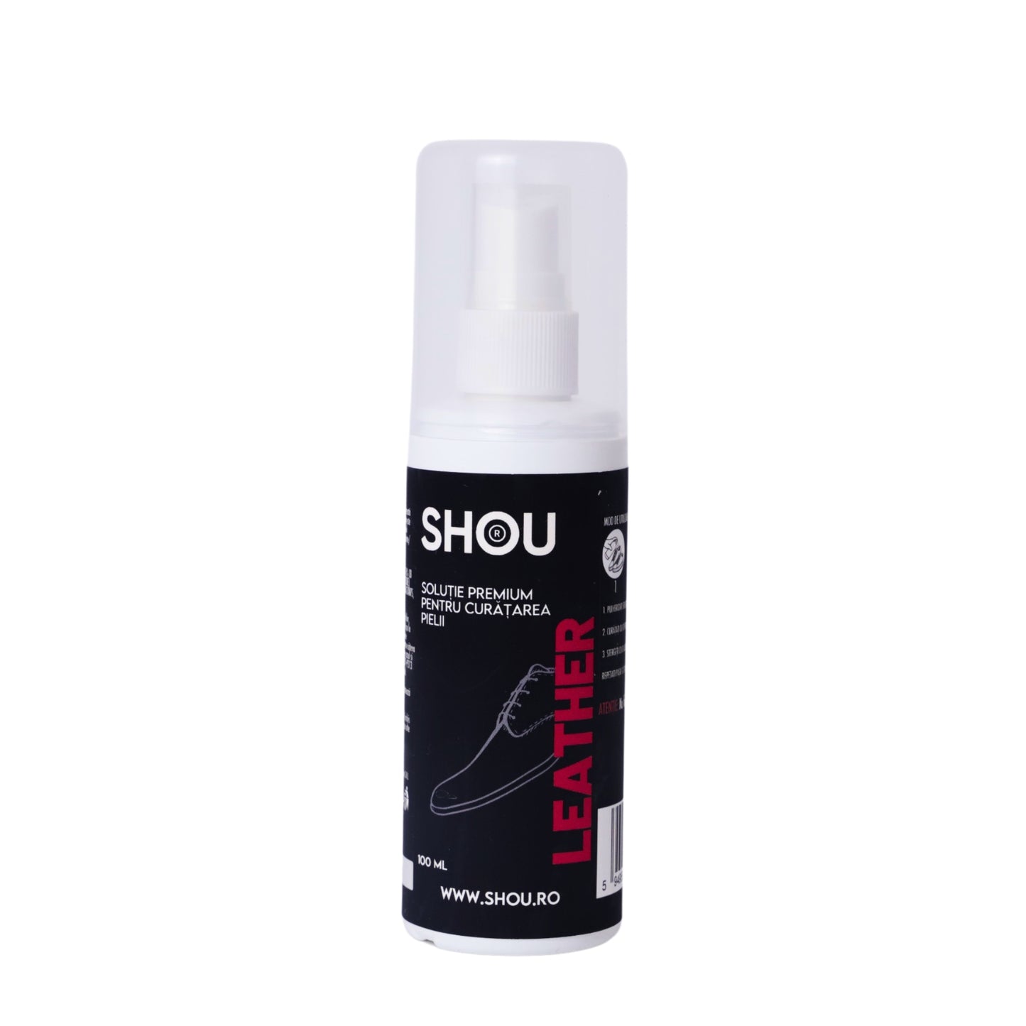 SHOU Leather - Solutie Premium Curatare Piele 100ml