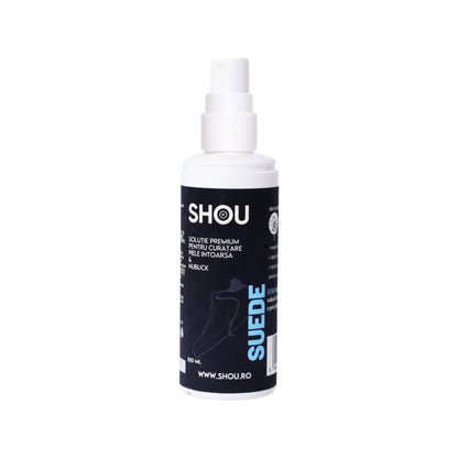 SHOU Suede - Solutie Premium Curatare Piele Intoarsa 100ml