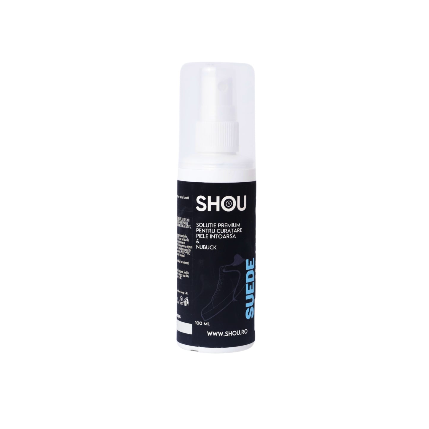 SHOU Suede - Solutie Premium Curatare Piele Intoarsa 100ml