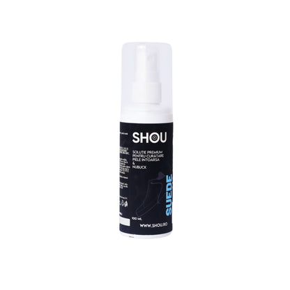 SHOU Suede - Solutie Premium Curatare Piele Intoarsa 100ml