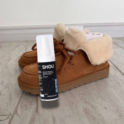 SHOU Suede - Solutie Premium Curatare Piele Intoarsa 100ml