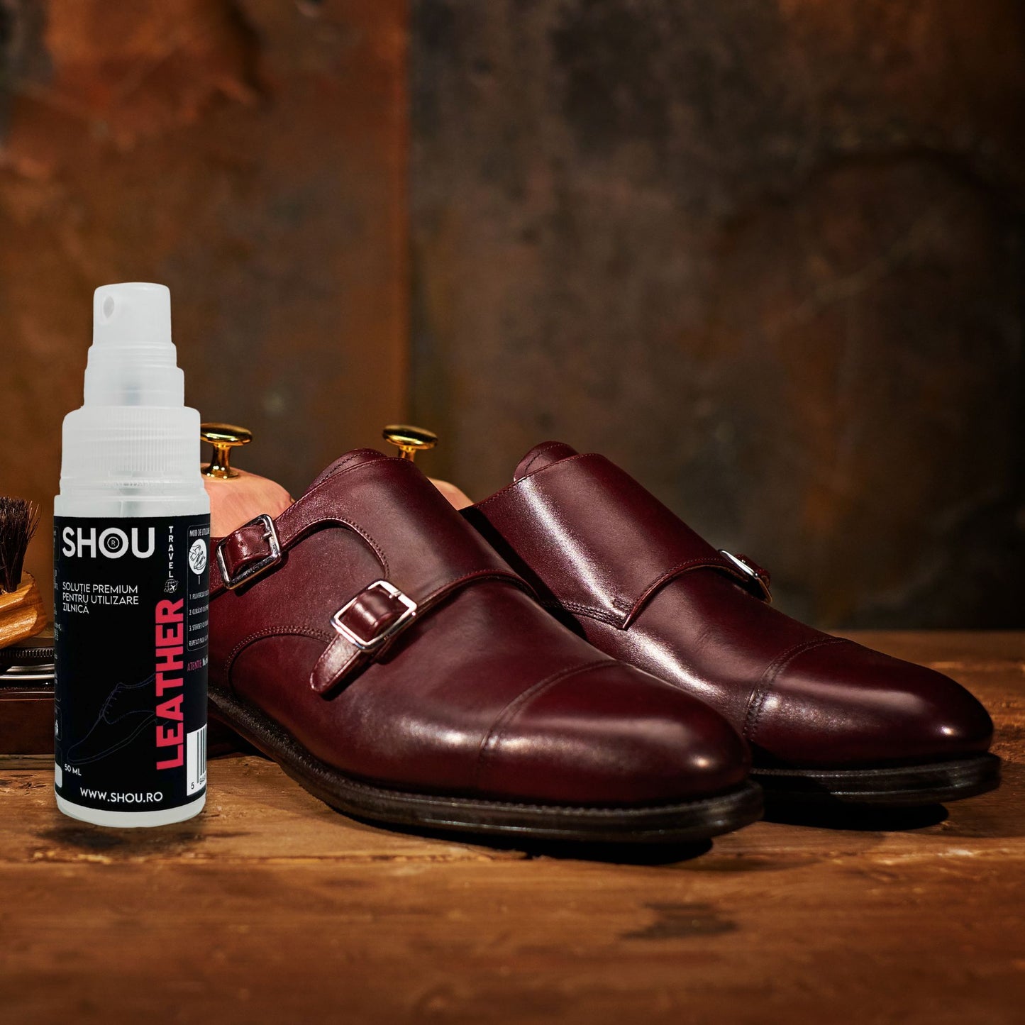 SHOU Leather - Solutie Premium Curatare Piele 50ml