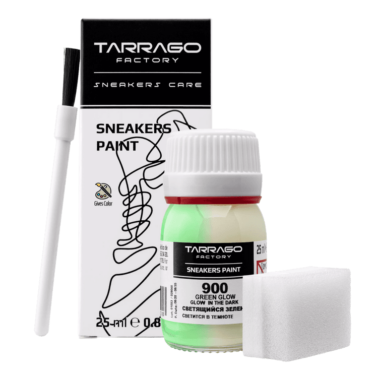 Vopsea Pentru Piele Fosforescent- Tarrago Sneakers Paint Glow in the Dark 25ml