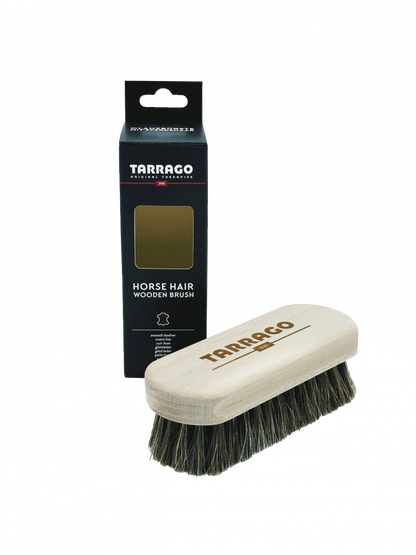 Perie Premium din Par de Cal si Lemn de Fag pentru Lustruit Incaltaminte - Tarrago Horse Hair Wooden Brush