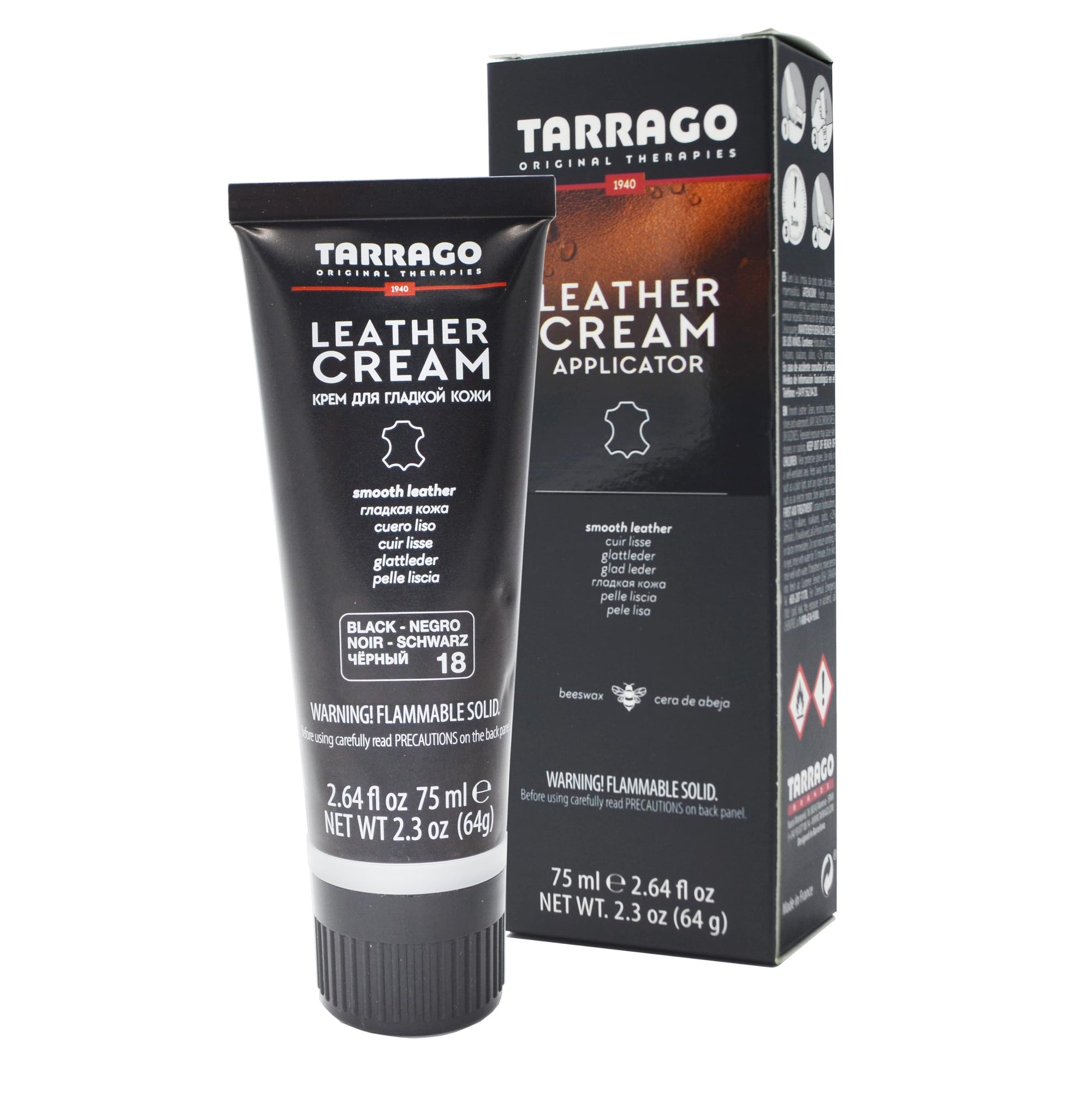 Crema Piele Premium - Tarrago Leather Cream Tube Applicator 75ml
