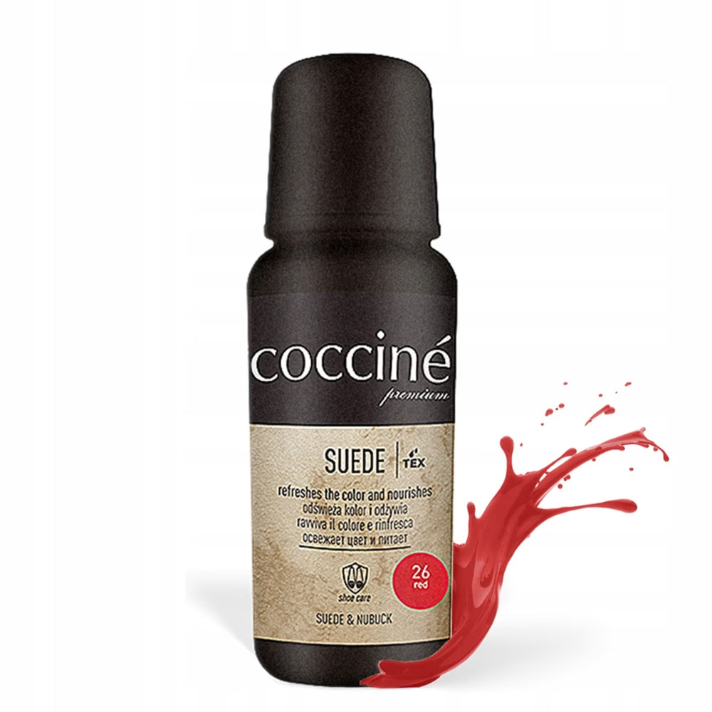 Solutie Recolorare Piele Intoarsa & Nubuck - Coccine Suede 75ML