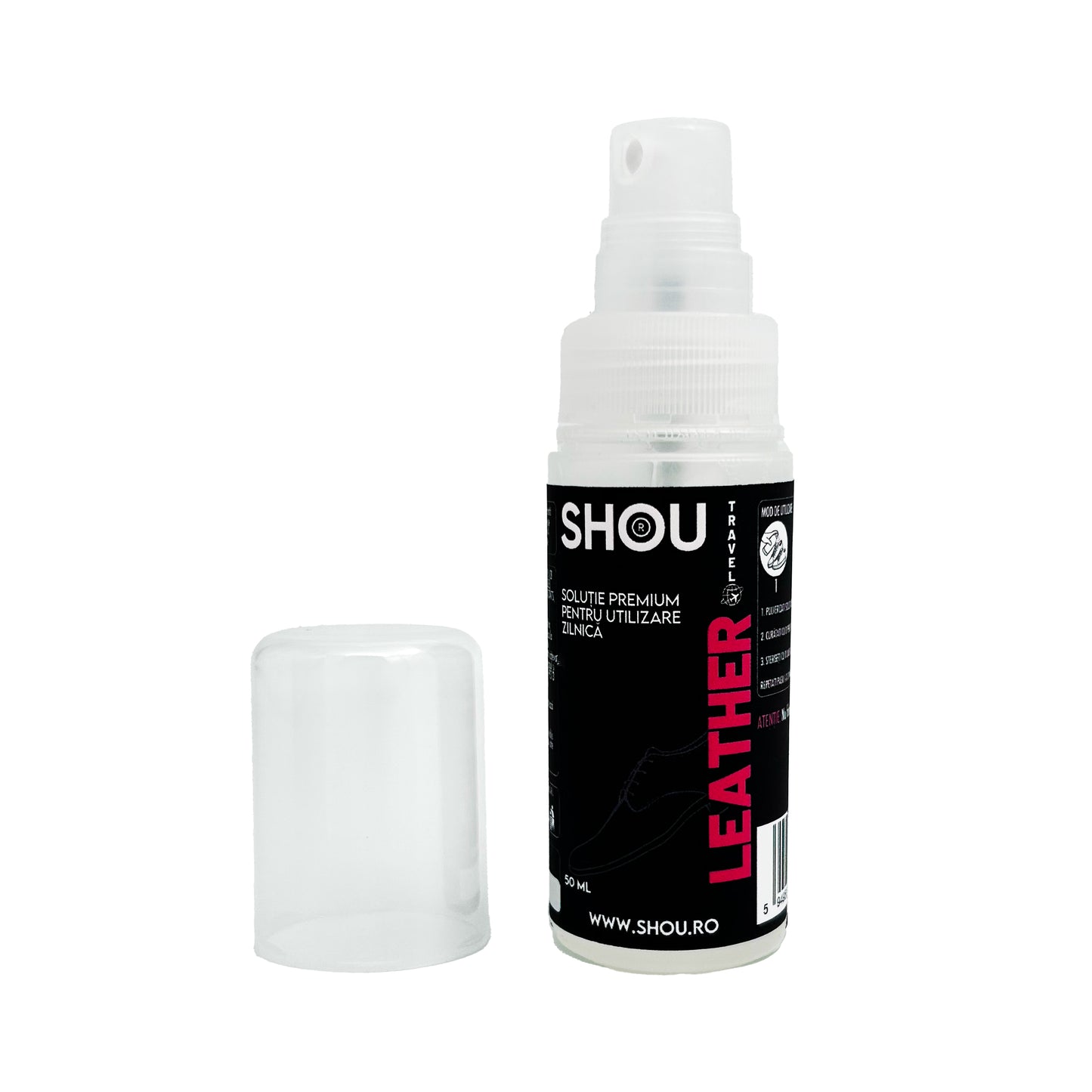 SHOU Leather - Solutie Premium Curatare Piele 50ml