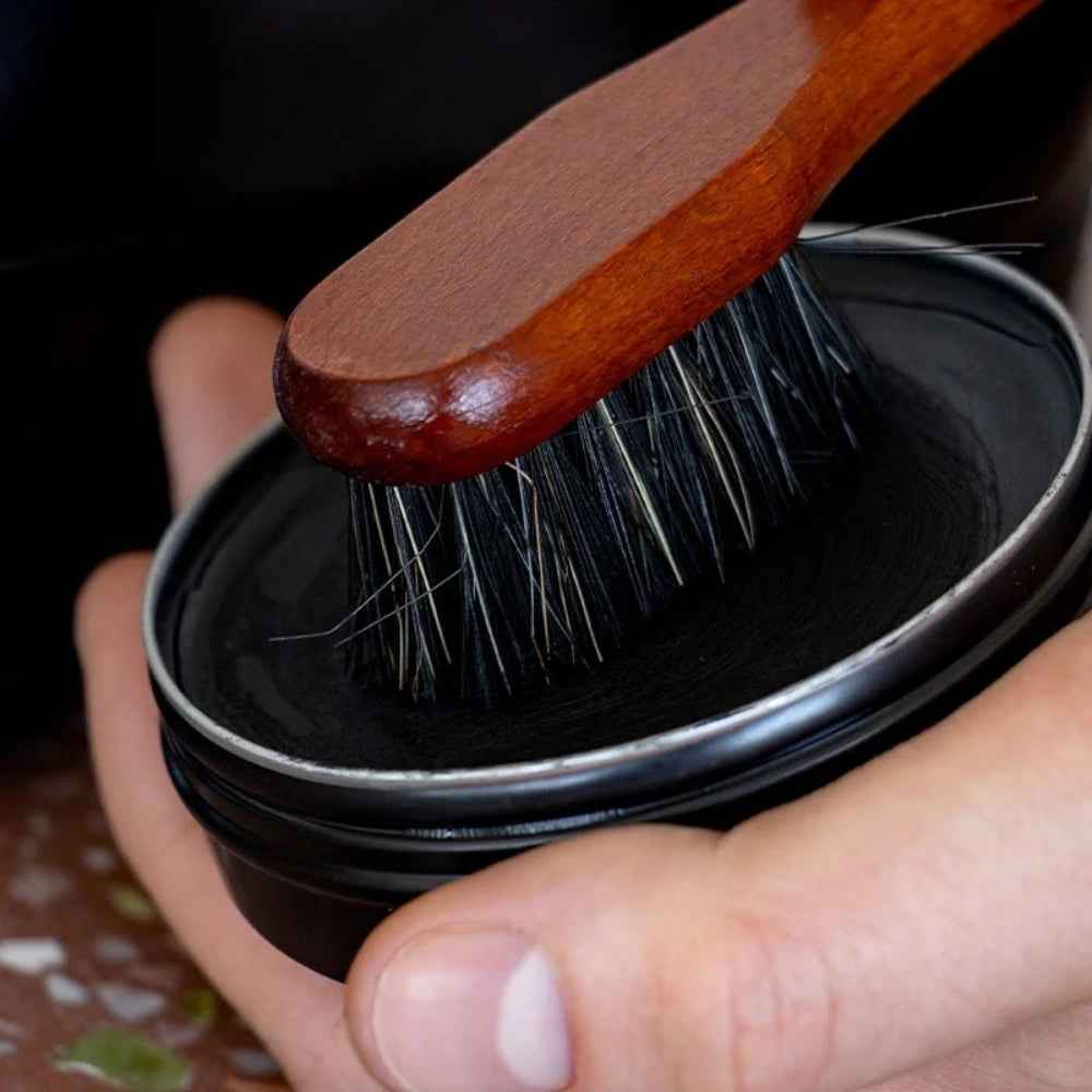Perie Par de Cal Premium pentru Curatare - Coccine Horse Hair Brush Dark Marker