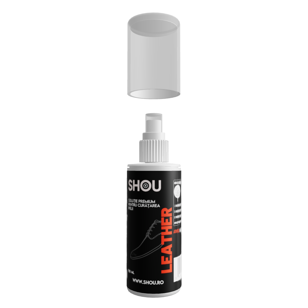 SHOU Leather - Solutie Premium Curatare Piele 100ml
