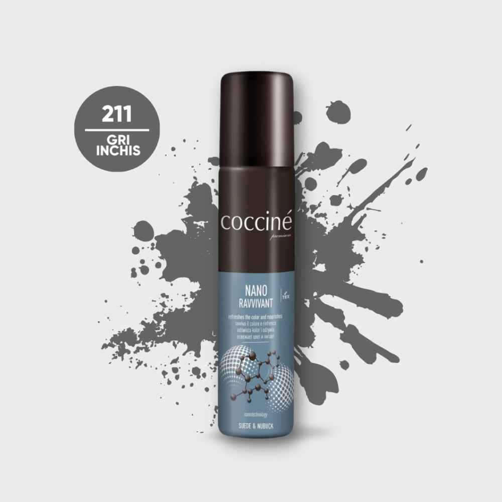 Renovator pentru piele intoarsa si nubuc - Coccine Nano Ravvivant 75ML