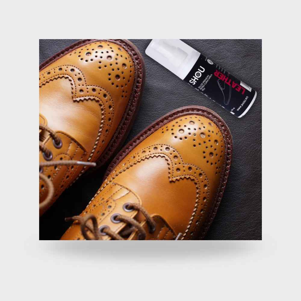 SHOU Leather - Solutie Premium Curatare Piele 100ml