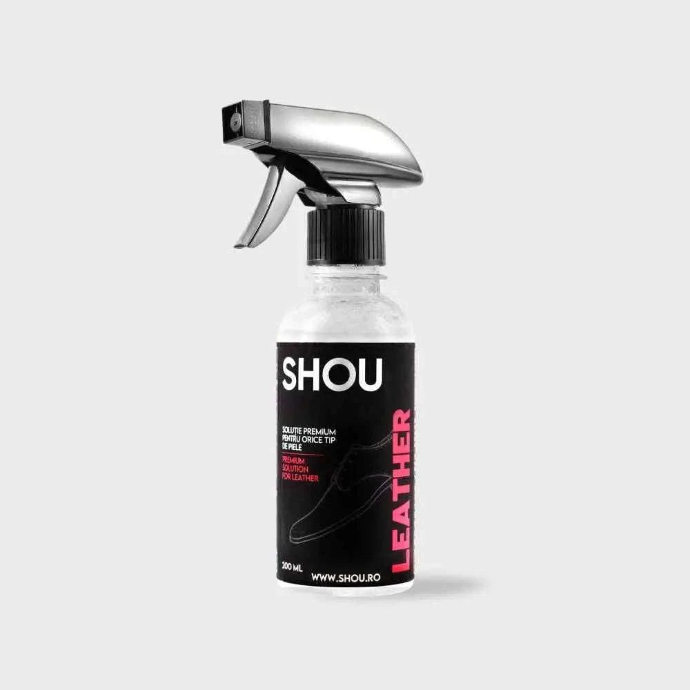SHOU Leather - Solutie Premium Curatare Piele 200ml SHOU.RO