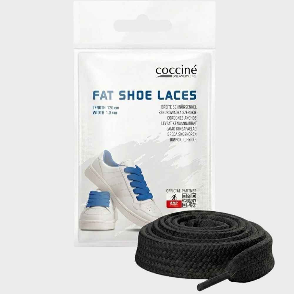 Sireturi Late Sintetice 120cm, 18mm - Coccine Sneakers Line Fat Shoe Laces