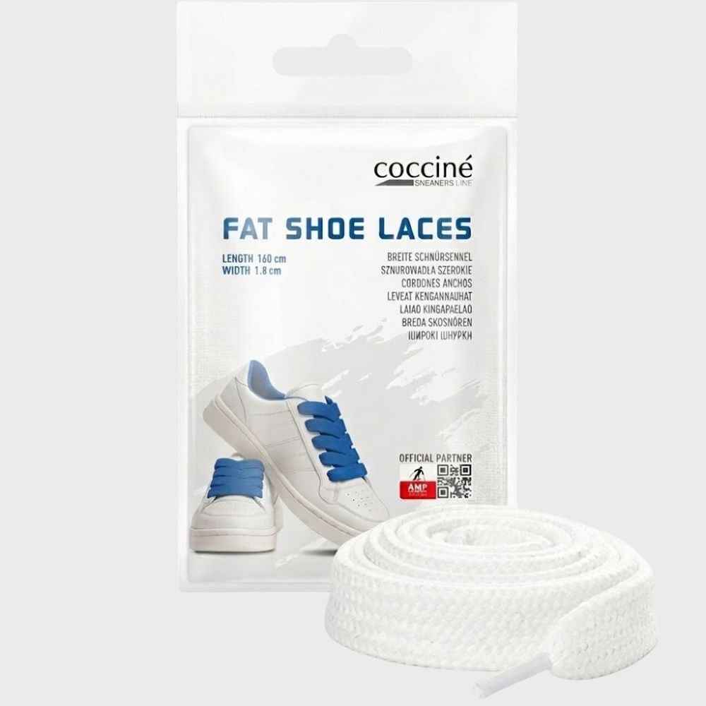 Sireturi Late Sintetice 160cm, 18mm - Coccine Sneakers Line Fat Shoe Laces