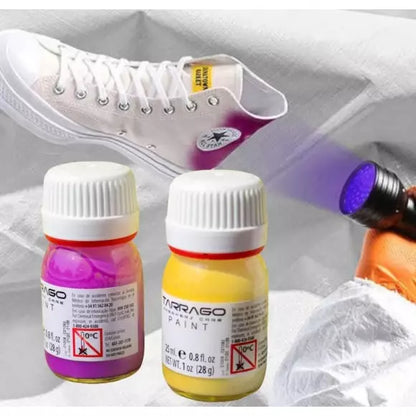 Vopsea Pentru Piele Efecte Speciale - Tarrago Sneakers Paint Photocromatic Colors 25 ml.