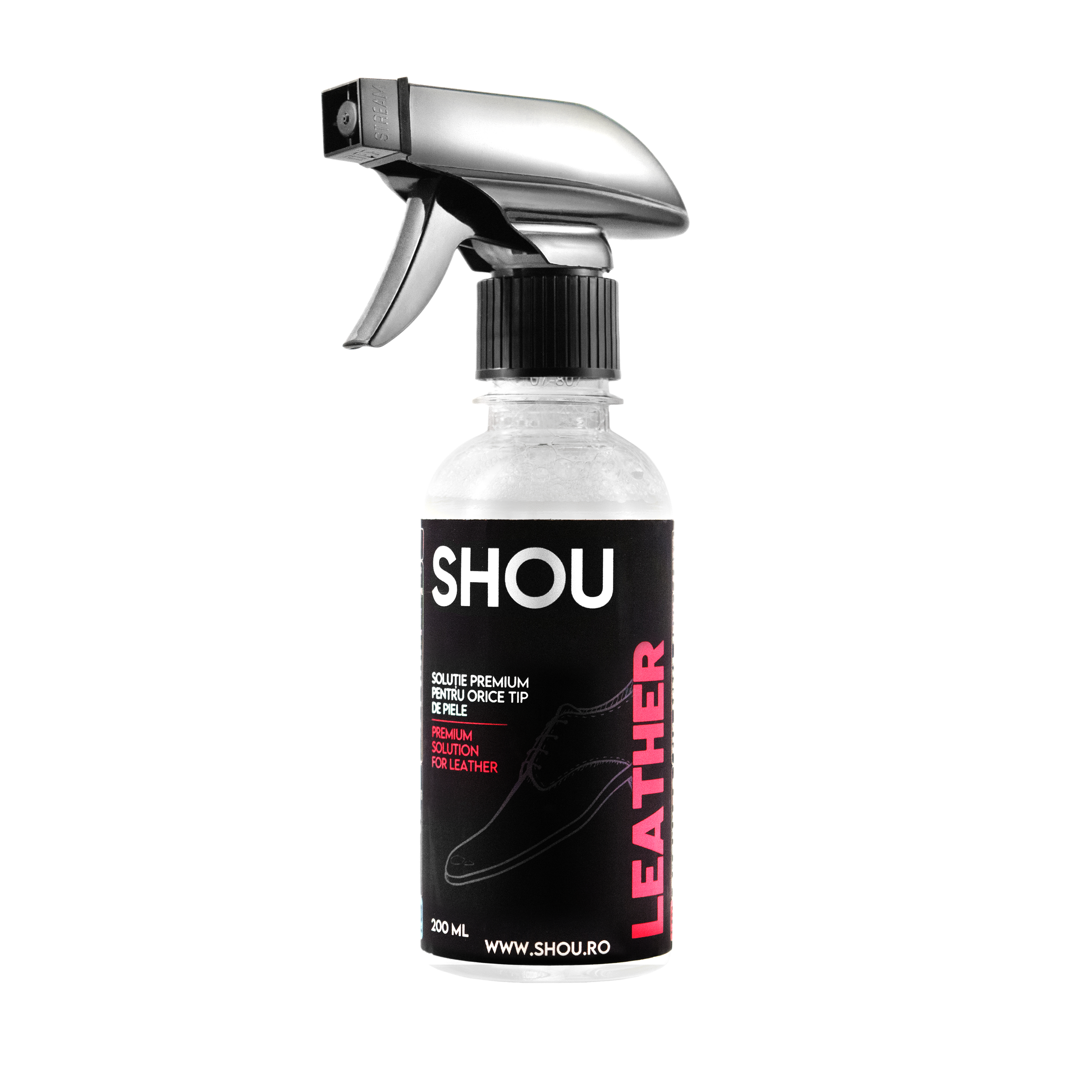 SHOU Leather - Solutie Premium Curatare Piele 200ml
